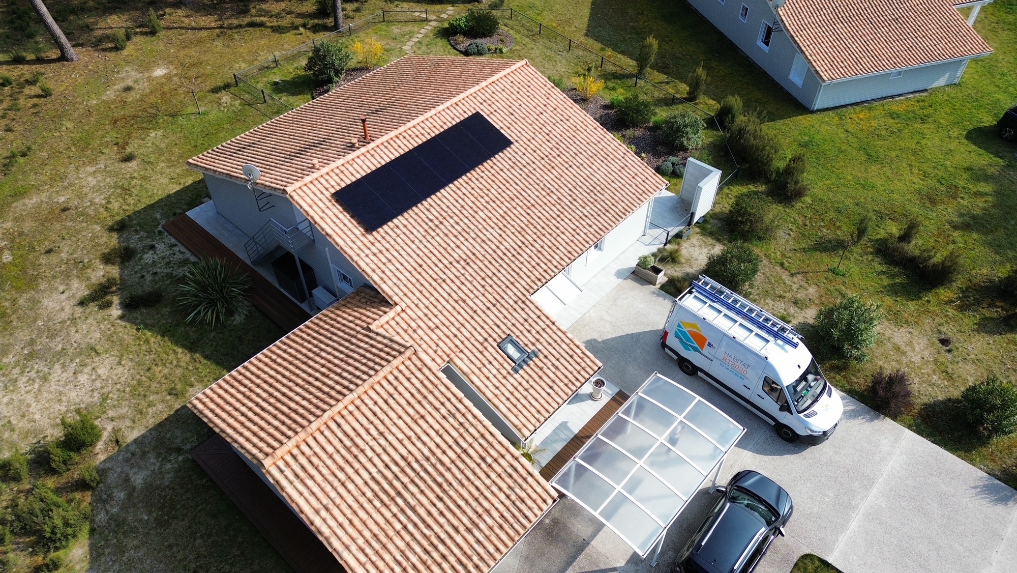 Installation photovoltaïque réalisée à Grayan-Et-L'Hôpital
