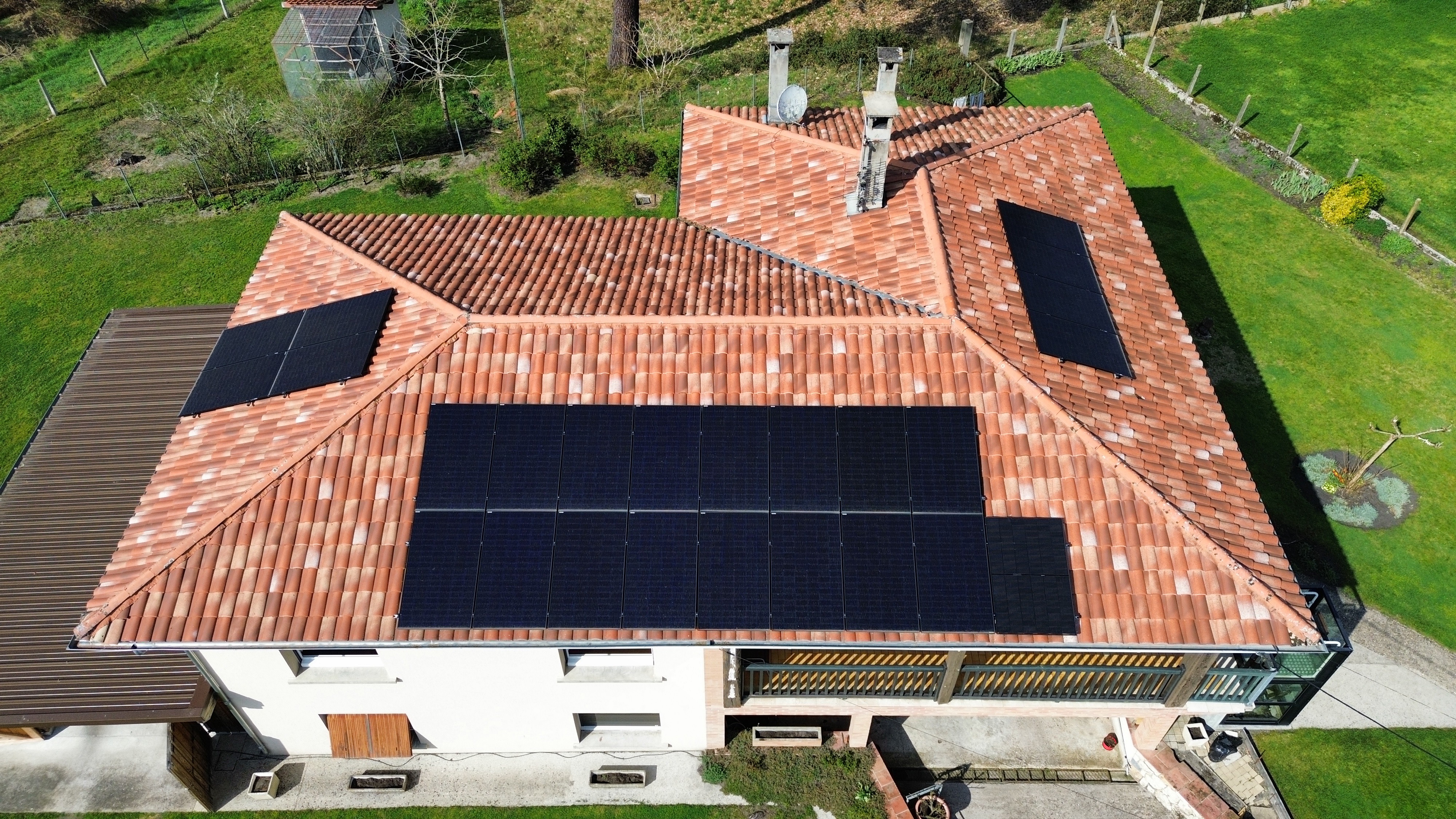 photovoltaïque de 9 kWc à Captieux