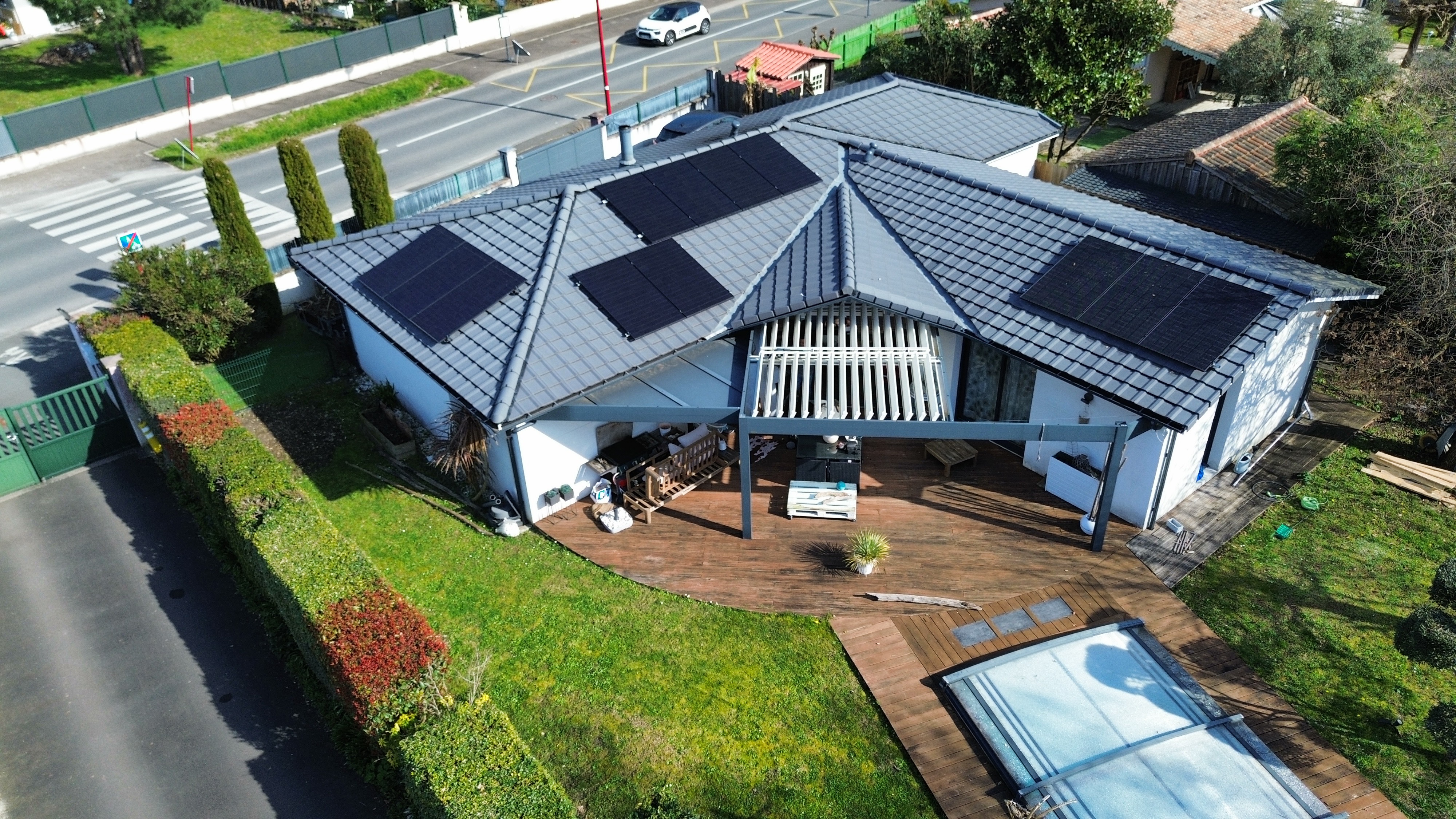 Installation photovoltaïque au Taillan-Médoc